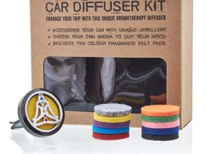 Auto Diffuser Kit Pewter Yoga Chakra - 30mm