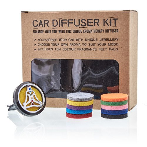 Auto Diffuser Kit Pewter Yoga Chakra - 30mm