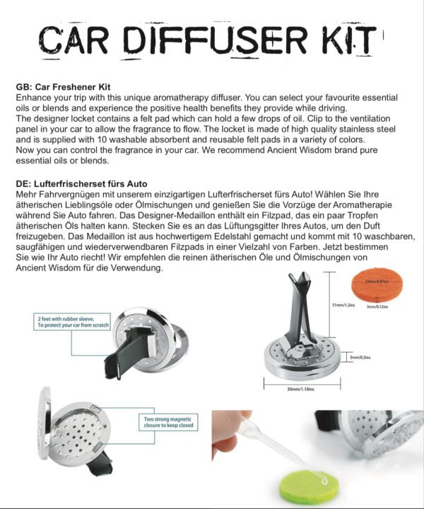 Auto Diffuser Kit Voetbal - 30mm - Afbeelding 5